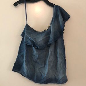 Cloth and stone one shoulder top